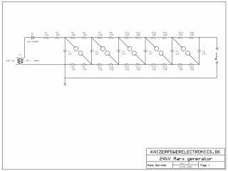 24kV Marx generator schematic