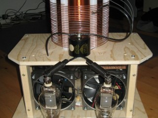 tesla coil finished