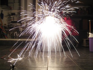 capacitor bank sparks