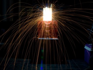 capacitor bank sparks