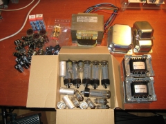 EL34 tube amplifier components