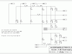 EL34 tube amplifier power supply schematic