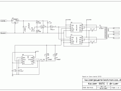 Tesla coil SSTC circuit schematic