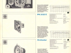 isophon speaker catalogue 1969