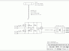 Tesla coil SSTC schematic Kaizer SSTC III bridge