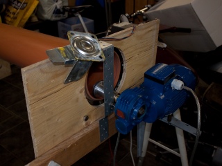 coil winder motor with gear