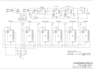 nixie tube clock schematic