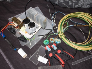 Tesla coil DRSSTC half bridge components