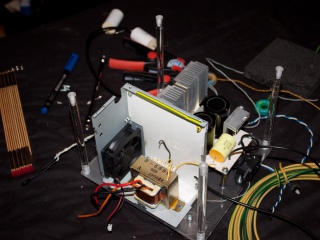 Tesla coil DRSSTC driver enclosure
