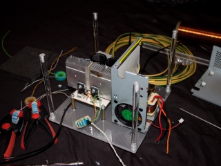 Tesla coil DRSSTC construction