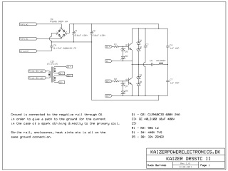 Tesla coil DRSSTC half bridge schematic