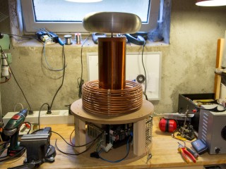 Tesla coil DRSSTC complete