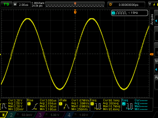 Tesla coil DRSSTC Primary resonance with secondary ungrounded - 6th turn from bottom 96kHz