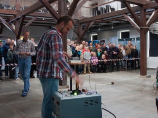 Tesla coil Finn Hammer and Daniel Uhrenholt