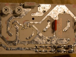 Tube amplifier 6P45S  power supply circuit board