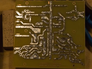 Tube amplifier 6P45S  circuit board