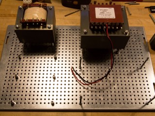 Tube amplifier 6P45S  cabinet transformers