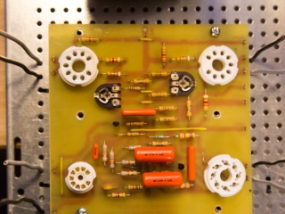 Tube amplifier 6P45S  cabinet sockets