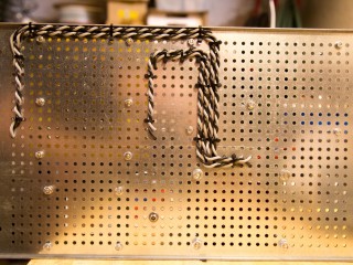 Tube amplifier 6P45S  cabinet wiring