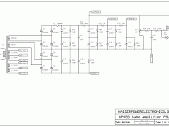 Tube amplifier 6P45S power supply schematic