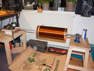 Tesla Coil DRSSTC design guide secondary coil varnish