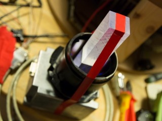 photomultiplier tube AGFA IUP3  scintillator test