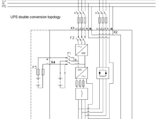 Eaton PowerWare 9255 UPS schematic