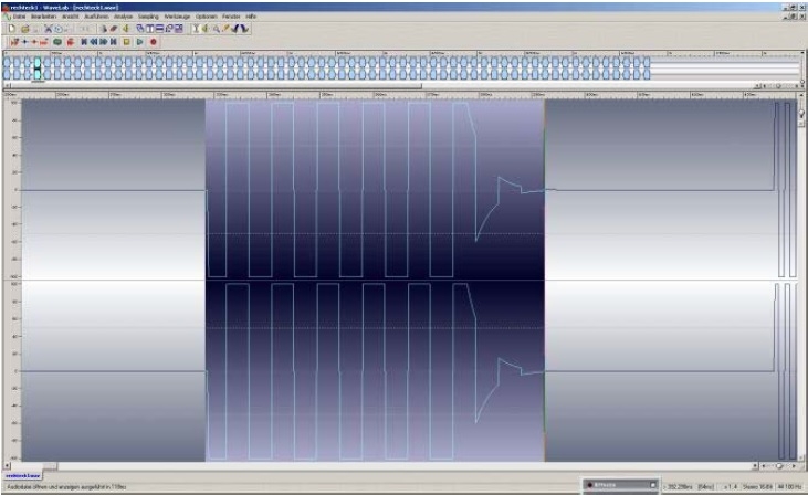 Tesla coil musical midi audio interrupter waveform