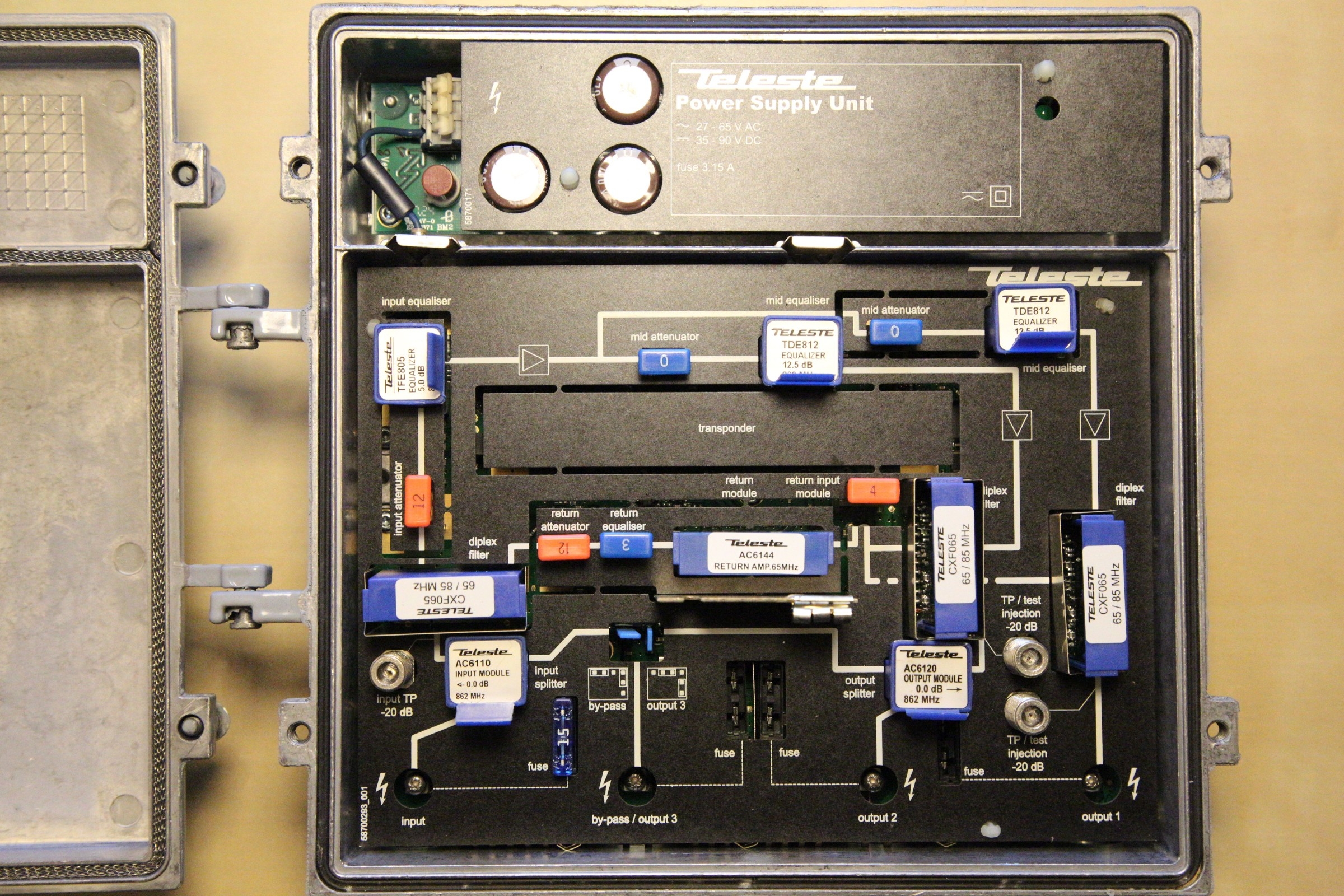 Cable TV dropbox Teleste AC2000