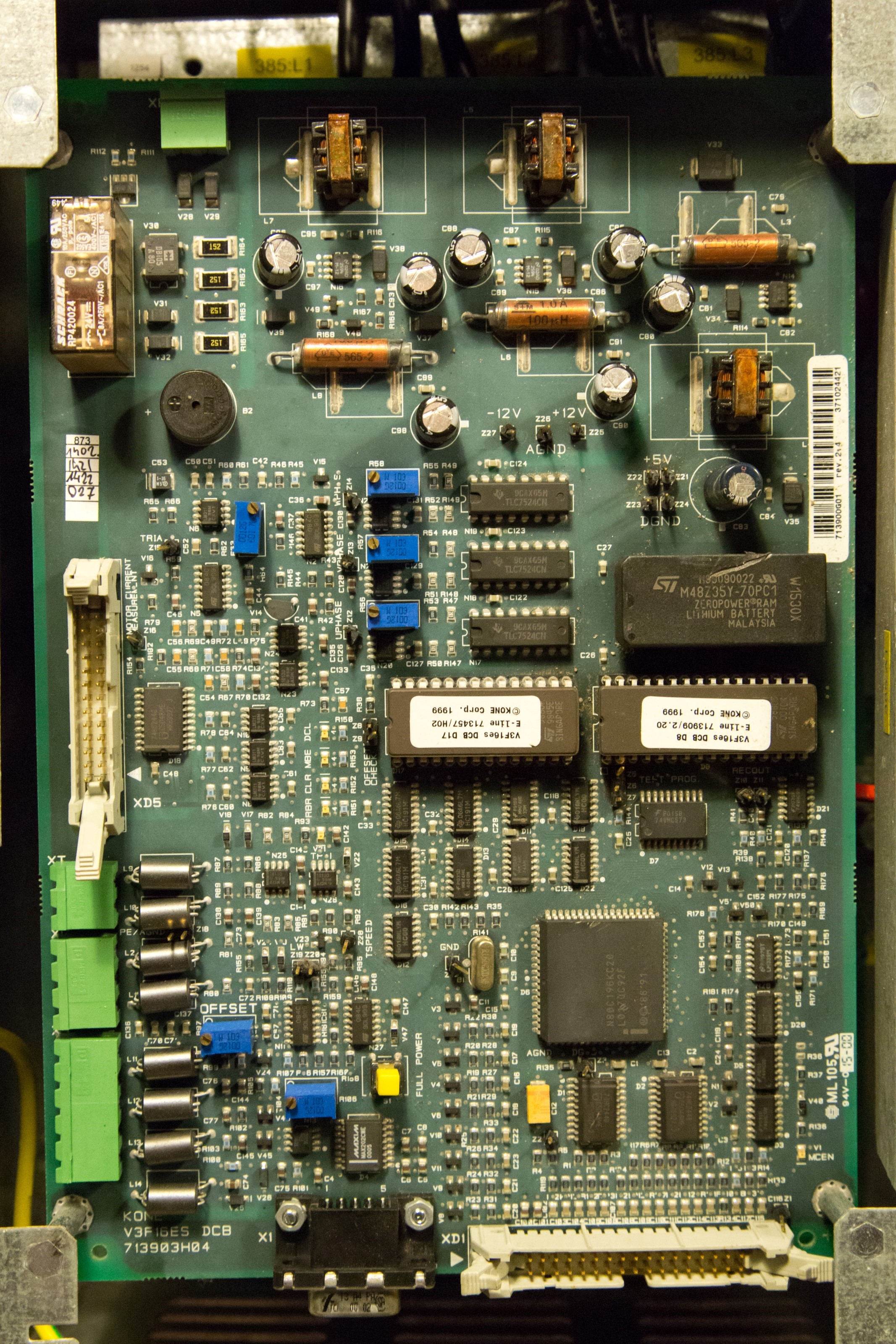 KONE elevator lift control panel motor drive