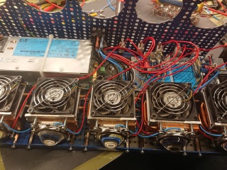 250W LED Flood Light heat sink
