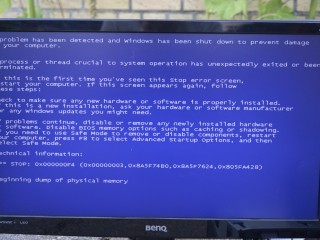 Fujifilm PCR Eleva S blue screen of death bsod