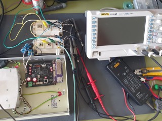 UD3 full bridge igbt test setup