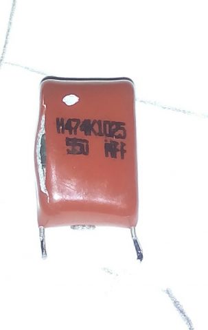 H474K1025 red capacitor