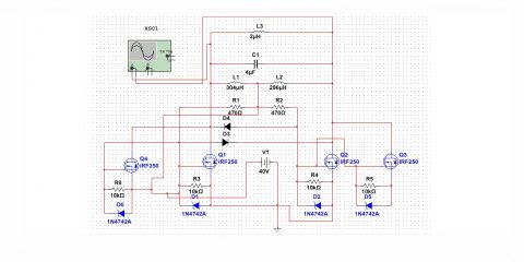 Royer induction heater schematic