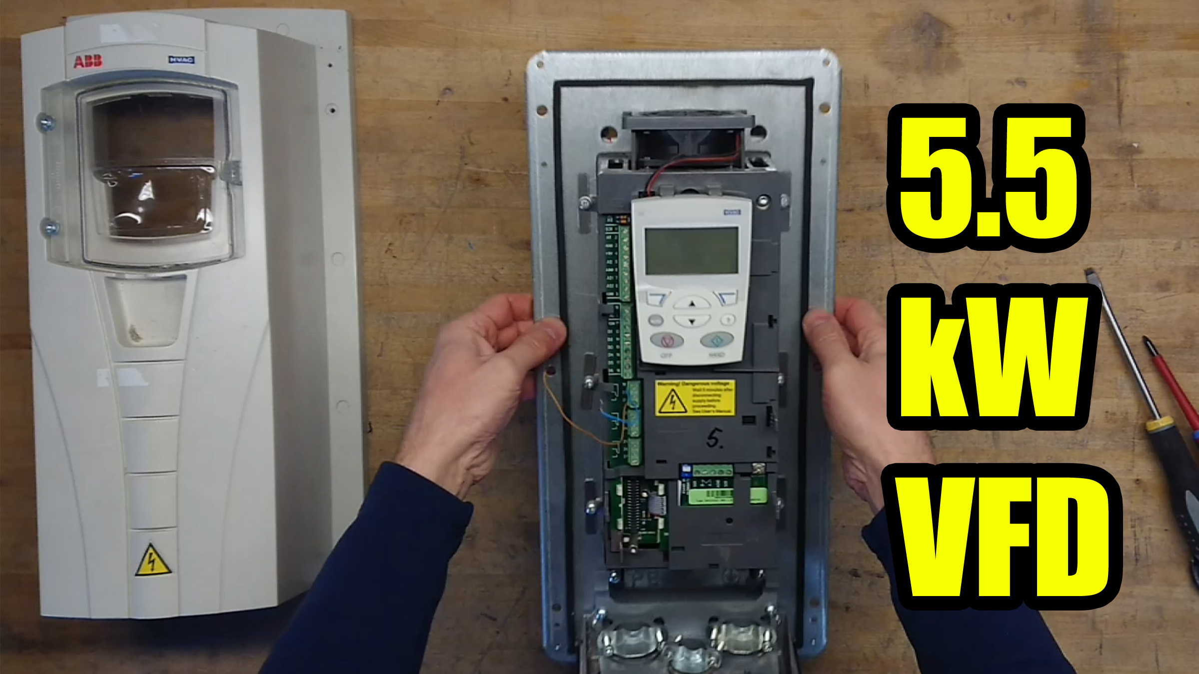 Teardown of a 5.5 kW ABB ACH550 HVAC Variable Frequency Drive – Kaizer ...
